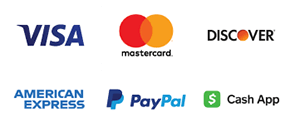 Paypal and Major Credit Cards Accepted